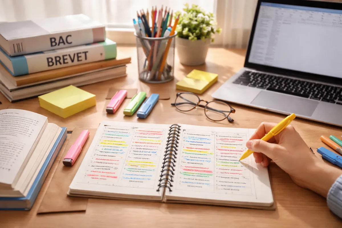 Comment établir un planning de révisions pour le Bac et le Brevet