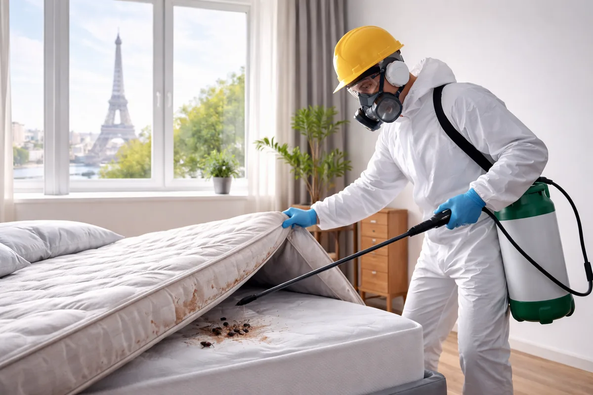 Quel est le rôle d'une désinfection certifiée contre les punaises de lit à Paris ?