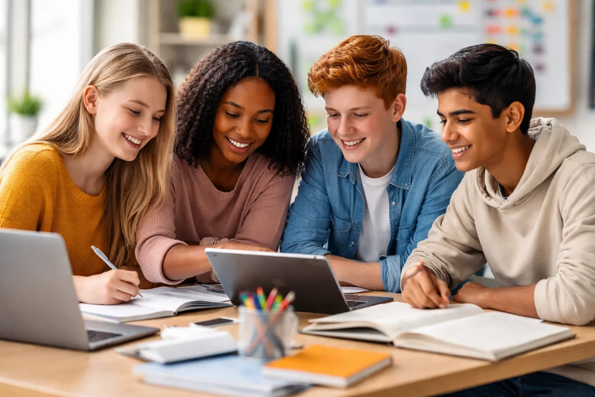 Les bénéfices de l'apprentissage collaboratif à l'école